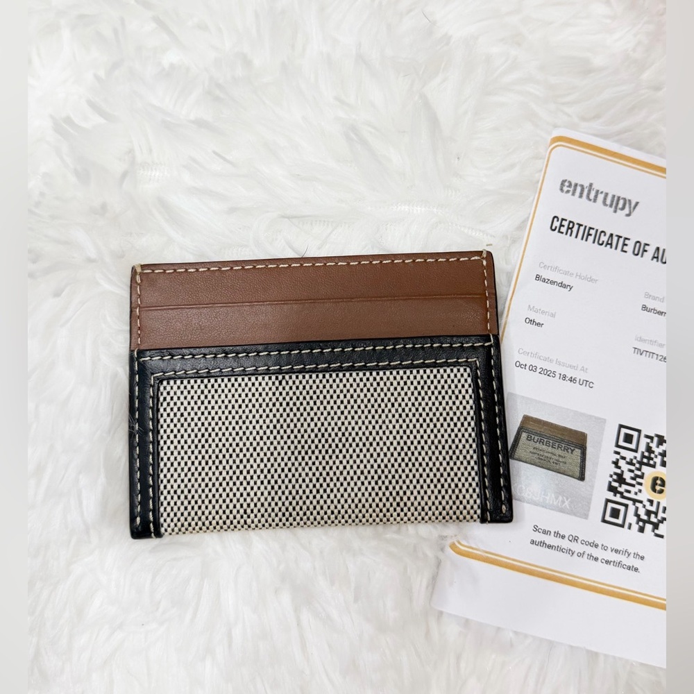 New UNISEX Burberry Horseferry Card Holder - Picture 2 of 10